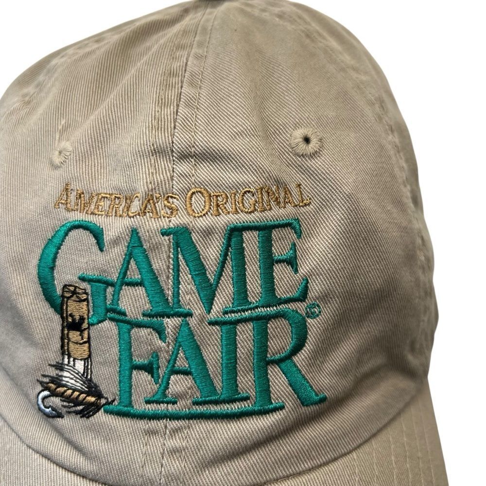 Game Fair Hunting Embroidered Adjustable Baseball Cap View 2